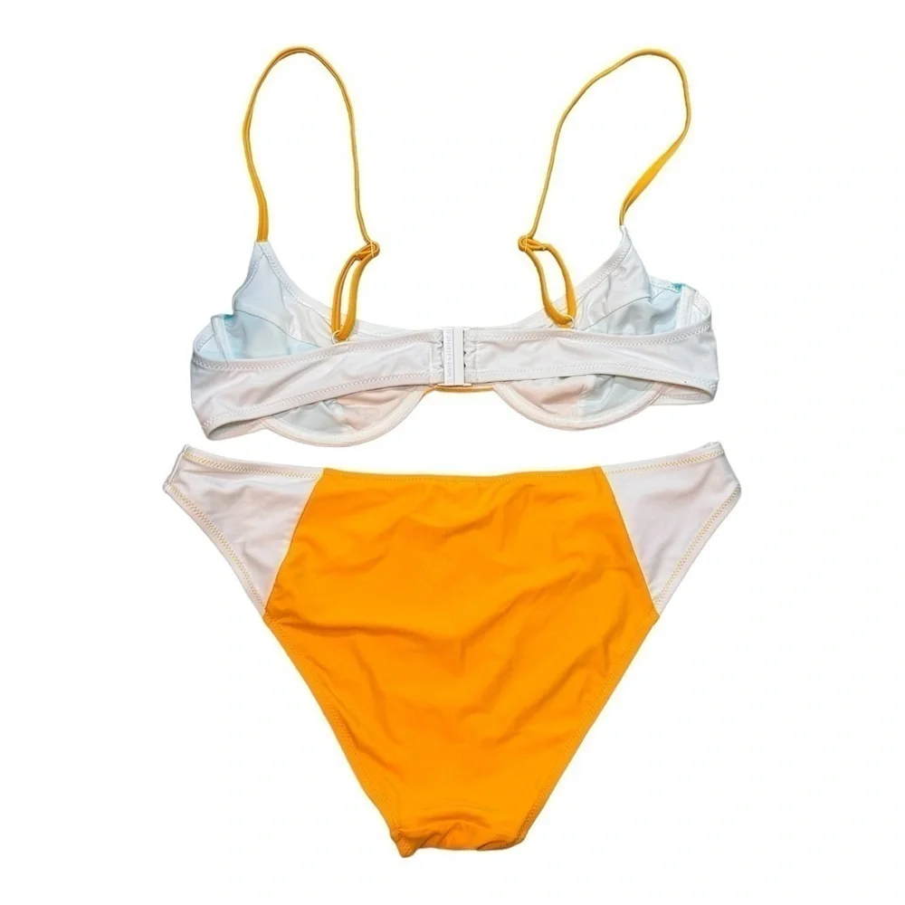 Solid & Striped Bikini Set The Emily Top and Bottom NWOT